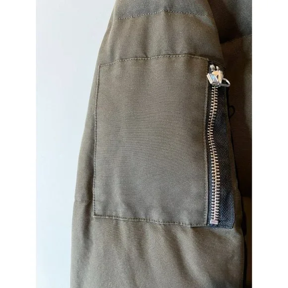 Moose Knuckle Down Filled Canada Men's Khaki Parka Hooded Coat Size XL